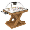 Image of Premium NCAA® Licensed Super Chexx PRO® Solid Wood Bubble Hockey Table - BubbleHockeyTables
