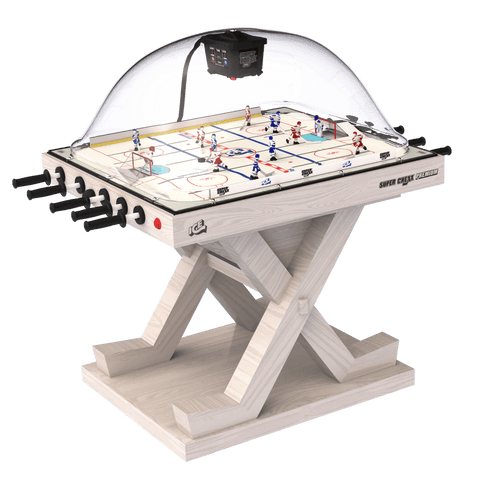 Premium NCAA® Licensed Super Chexx PRO® Solid Wood Bubble Hockey Table - BubbleHockeyTables