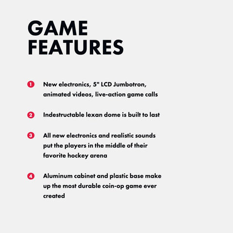 NCAA Licensed Super Chexx PRO® Bubble Hockey Table - BubbleHockeyTables