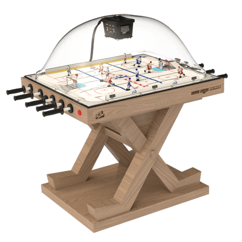 Premium Licensed "Miracle on Ice™" Edition Super Chexx PRO® Solid Wood Bubble Ice Hockey Table - BubbleHockeyTables