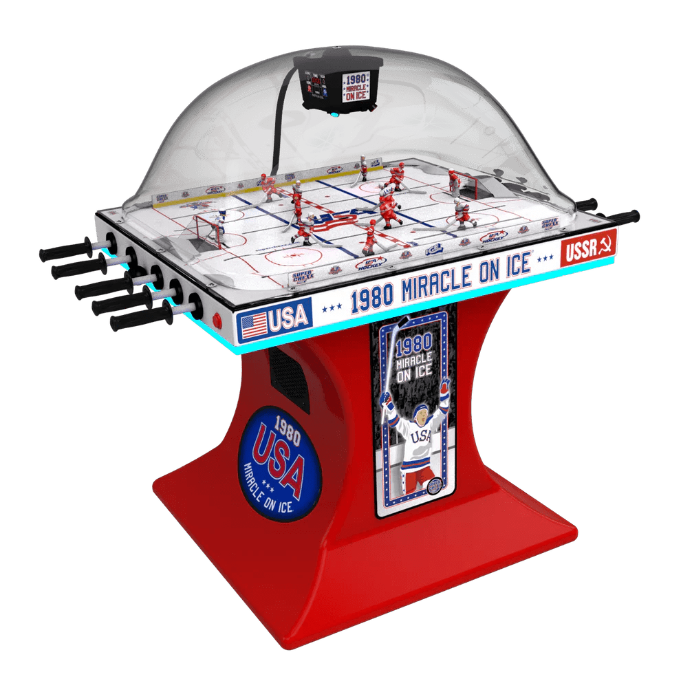 Licensed "Miracle on Ice™ Super Chexx PRO® Bubble Hockey Table - BubbleHockeyTables