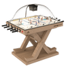 Image of Premium Licensed Team USA "USA vs Canada" Edition Super Chexx PRO® Solid Wood Bubble Hockey Table - BubbleHockeyTables